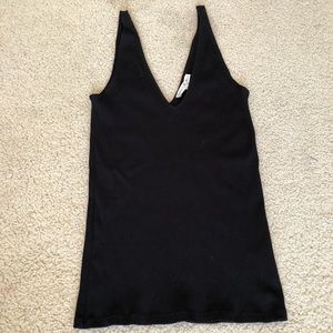 Express ribbed tank top